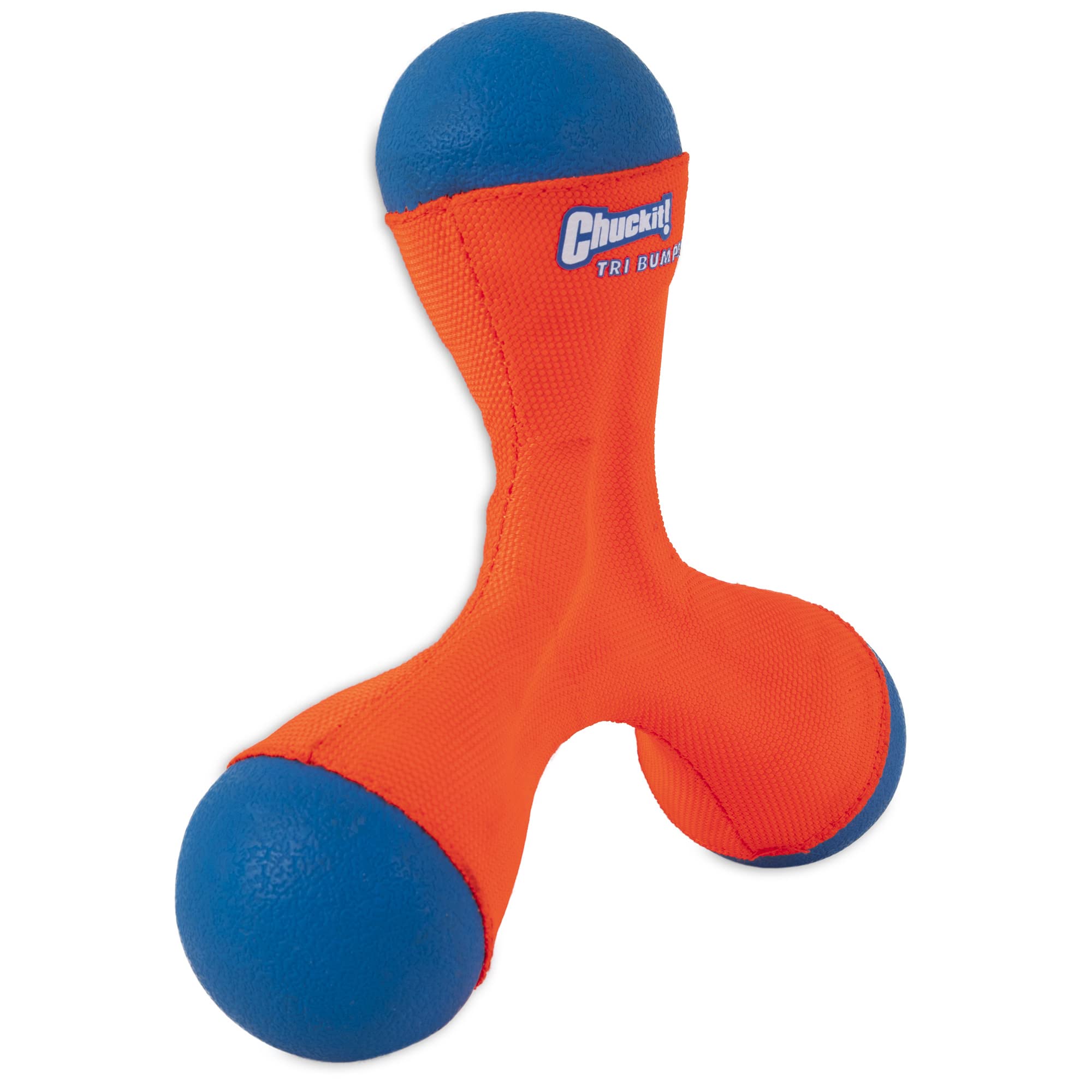 Chuckit! Tri-Bumper juego fetch y jalón para perros activos.