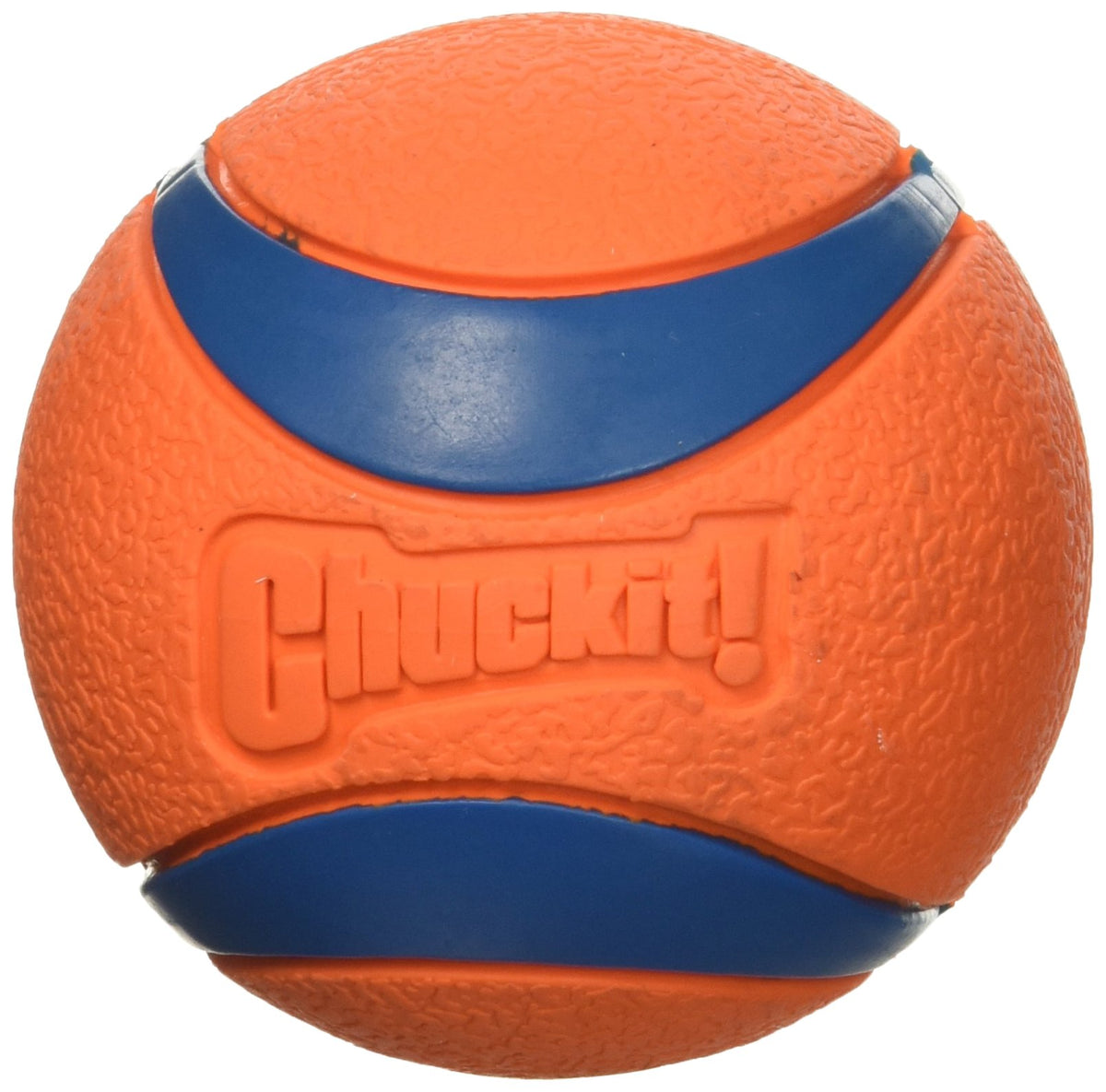 Chuckit Ultra Ball grande naranja para perros activos, ideal para juegos al aire libre.