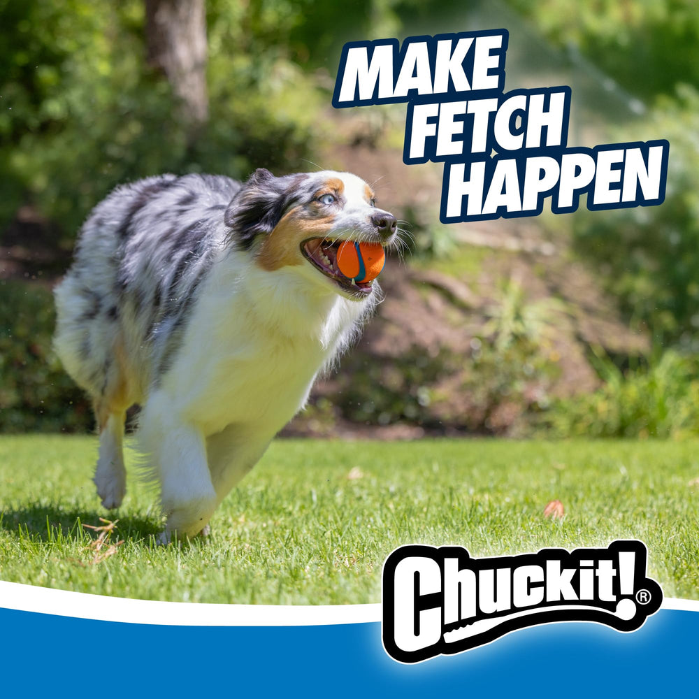 Chuckit! Ultra Ball, superficie texturizada mejora el agarre durante el juego.