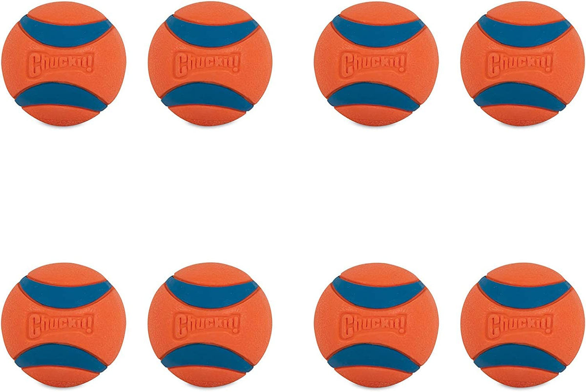 Chuckit! Pelota Ultra medio para rebote alto durante el juego de buscar.