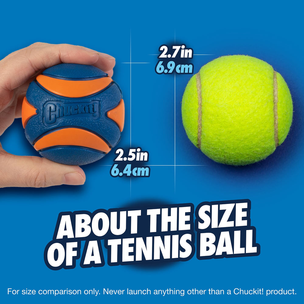 Chuckit! Ultra en talla mediana, ideal para perros medianos.
