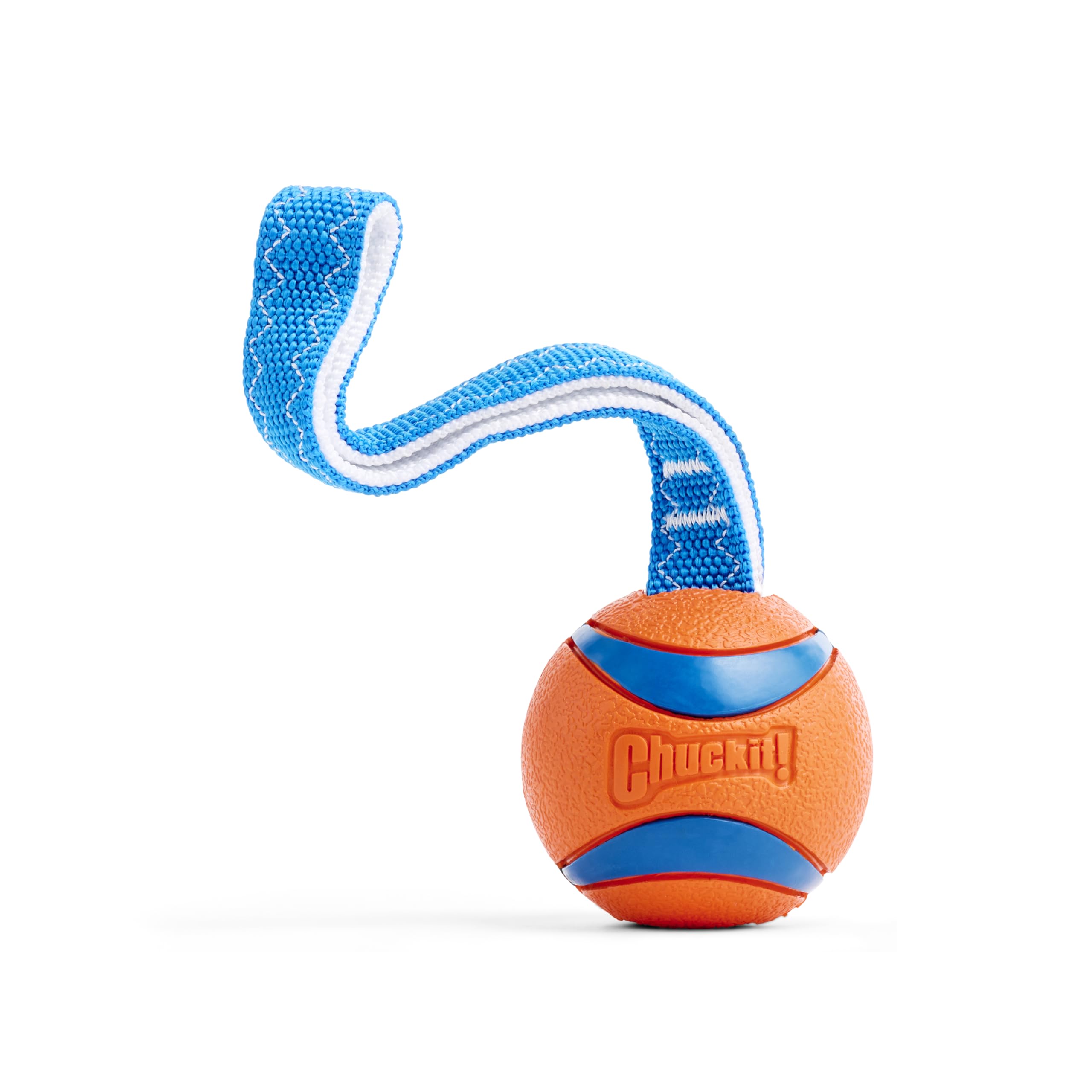 Chuckit Ultra Tug con bola Ultra y cuerda de nailon, ideal para juego al aire libre.