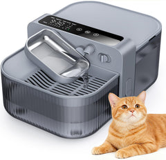 Chumajor fuente inalambrica para gatos y perros, hidratación constante sin cables.