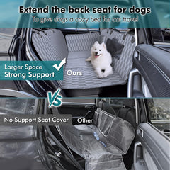 Chumajor funda de asiento para perros impermeable protege el interior frente a barro y huellas.