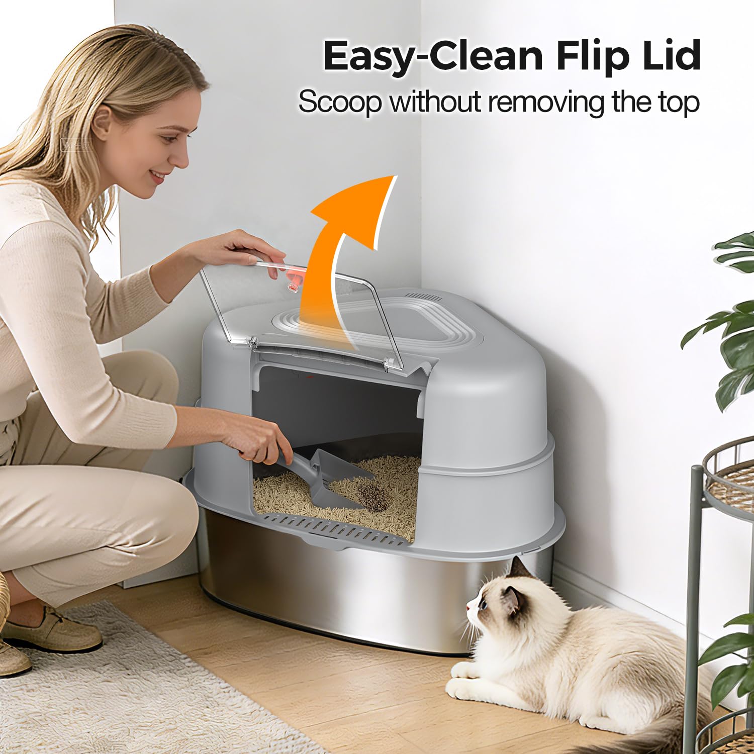 Chumajor XXL, base de 70 litros para gatos grandes