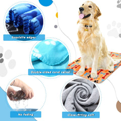 Manta Chumia para cachorro con diseño estrella, descanso cómodo.