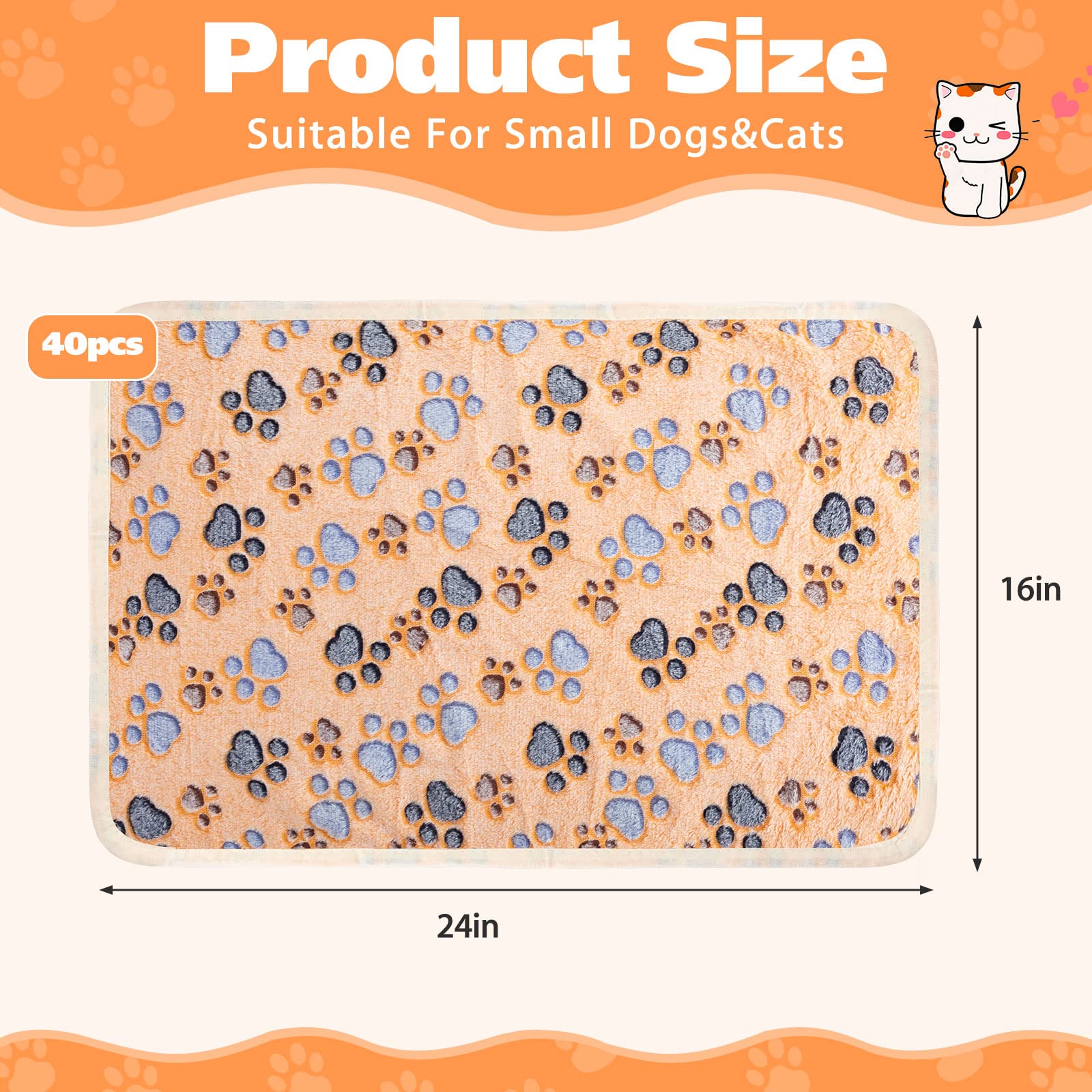 Manta Chumia rosa para mascotas, suave y absorbente para uso diario