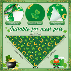 Diseño multicolor Chunful para perro, perfecto para fotos de San Patricio