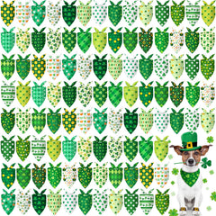 Bandana Chunful para perro con tréboles, ideal para Día de San Patricio
