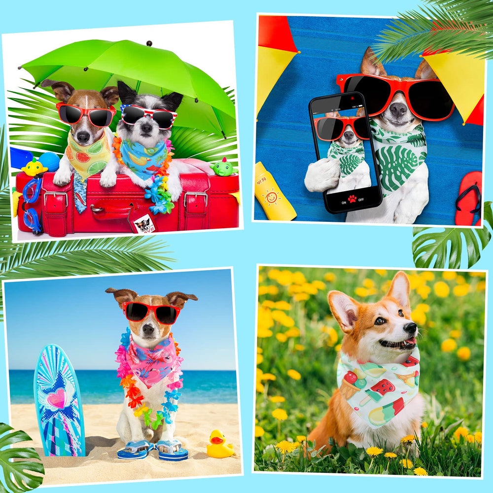 Bandanas Chunful para perro con hojas-otoño, resalta el estilo en temporada de cosecha.
