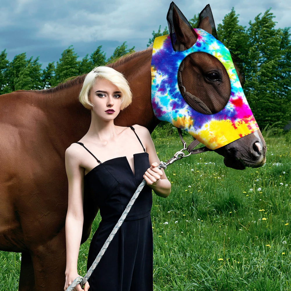 Chunful diseño 3D para caballo evita roces y parpadeos durante la monta.