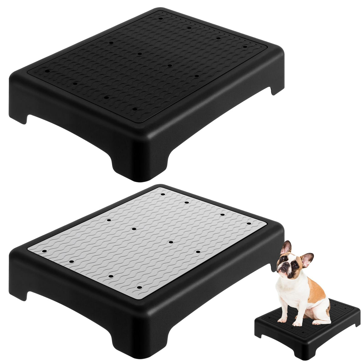 Plataforma Chunful con superficie antideslizante para entrenamiento seguro del perro.