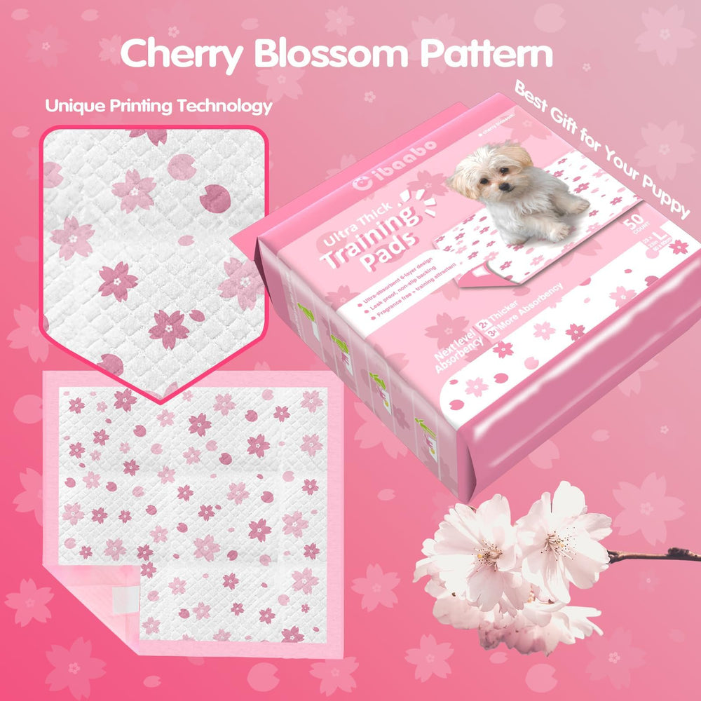 Cibaabo pads 23x23 pulgadas tamaño ideal para razas pequeñas.