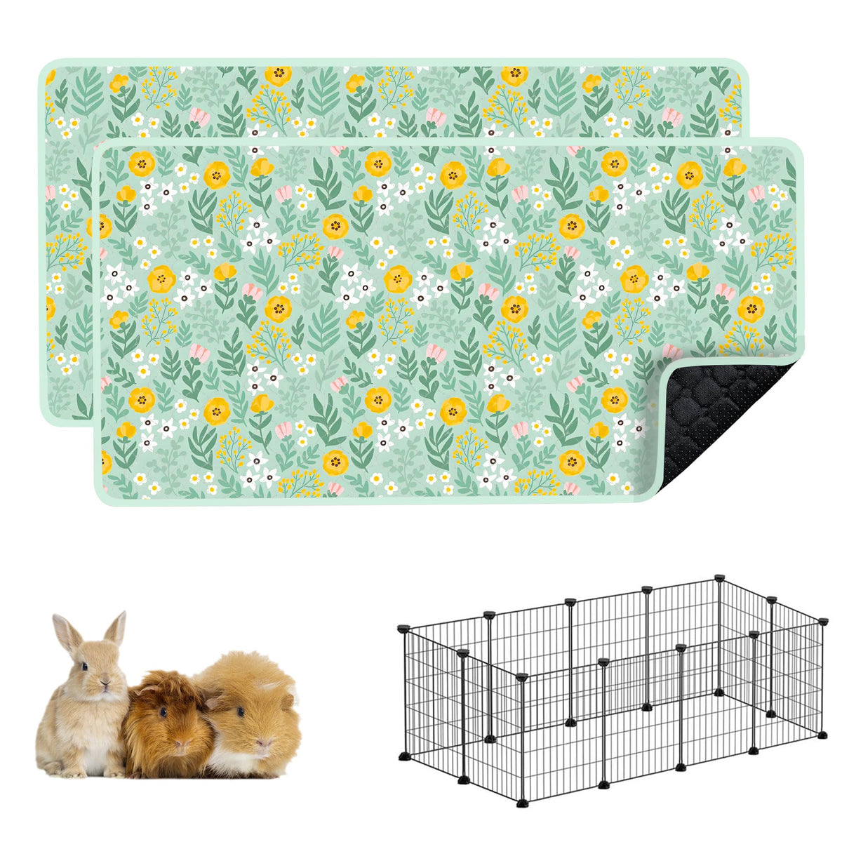 Cimiycob forro jaula cobaya 59x30, base suave para patas sensibles.