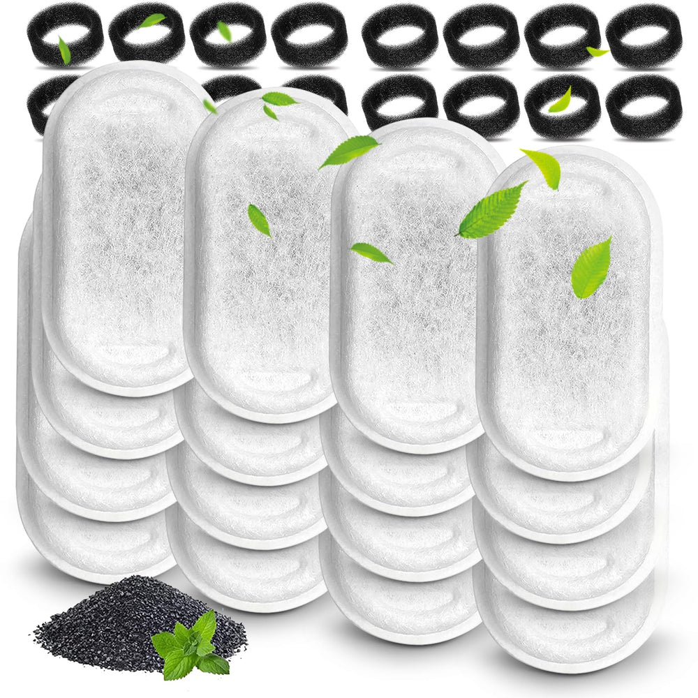 Cirfifth filtros para fuente de gato, enfoque de tres capas, mejoran el sabor del agua.