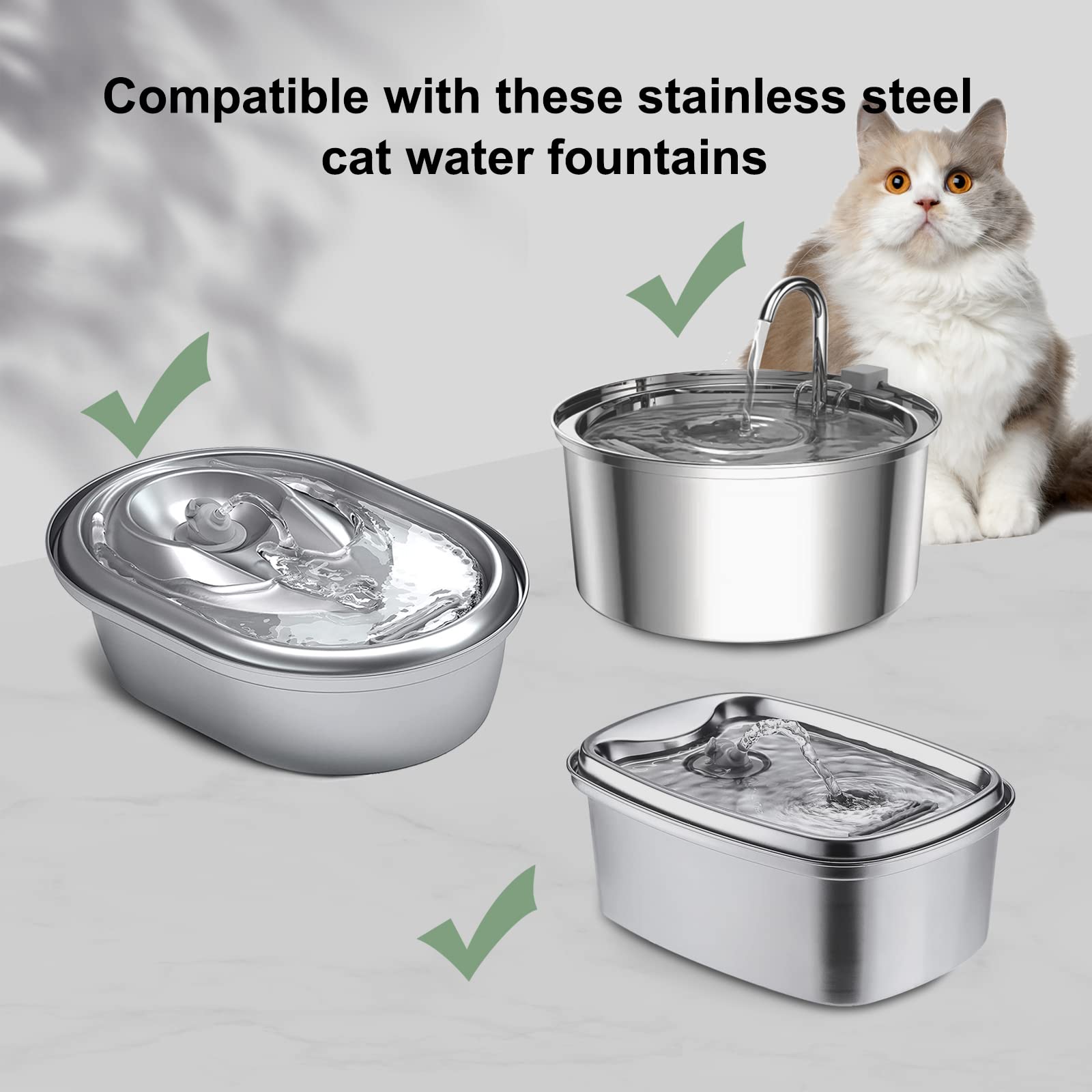 Cirfifth préfiltre-chat avec mousse pour retenir poils et particules.