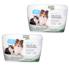 Ambientador sólido Citrus Magic con aroma lino puro para habitaciones de mascotas