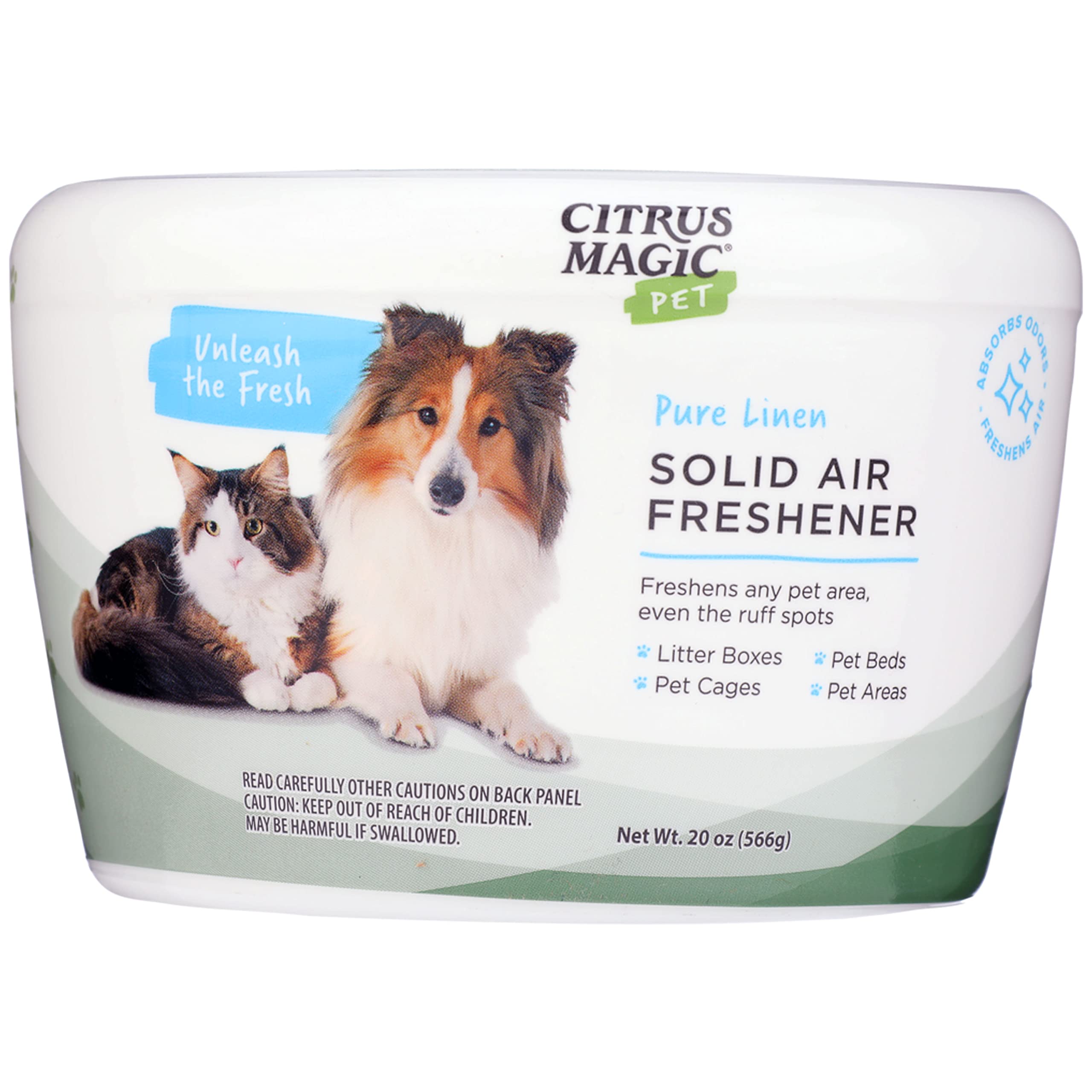 Paquete de ambientadores sólidos Citrus Magic para uso continuo en áreas de mascotas