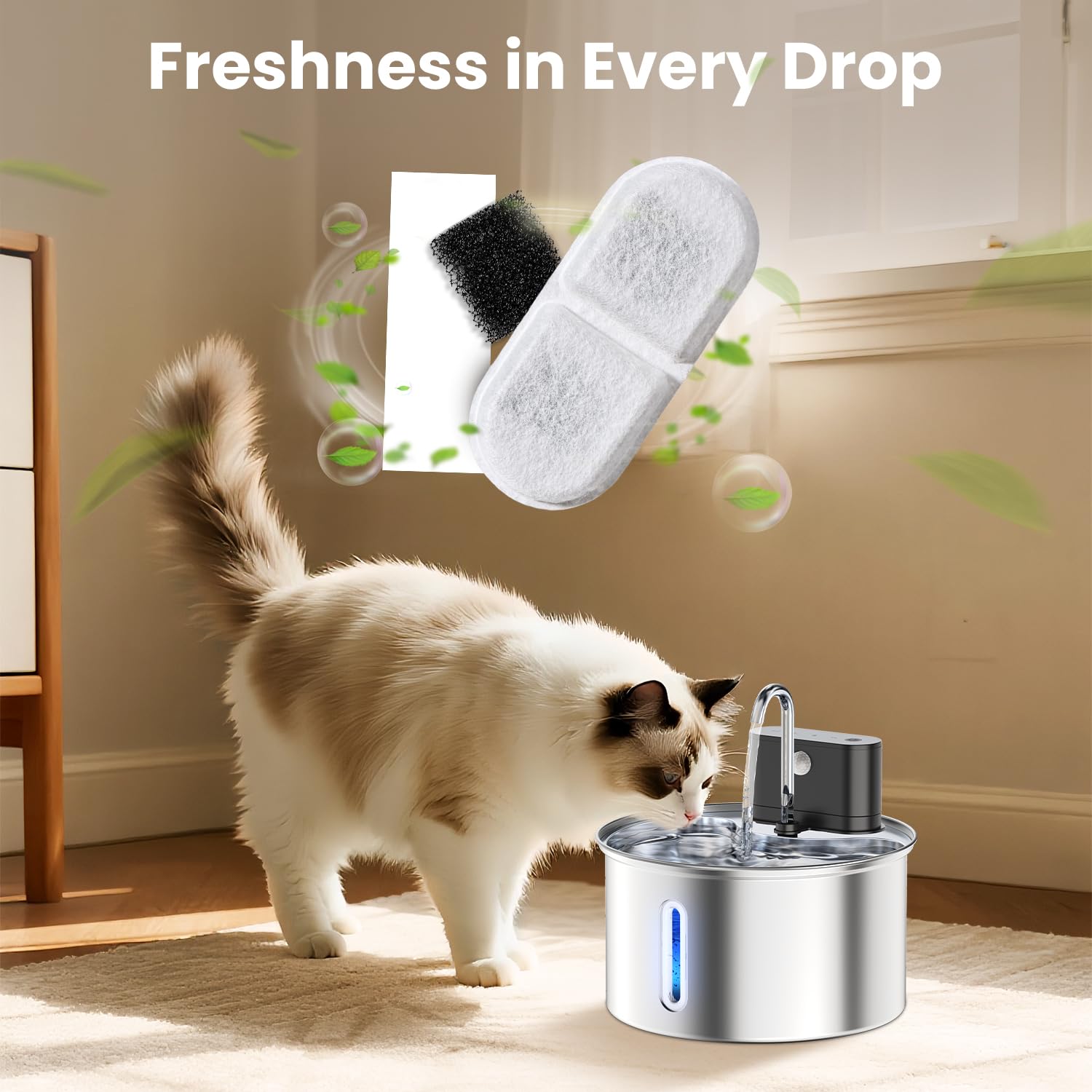 Cityflee cambio filtro fácil: mantenimiento sencillo para agua constante.