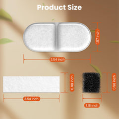Cityflee lonchas algodón: purificación para agua más clara y menos olores.