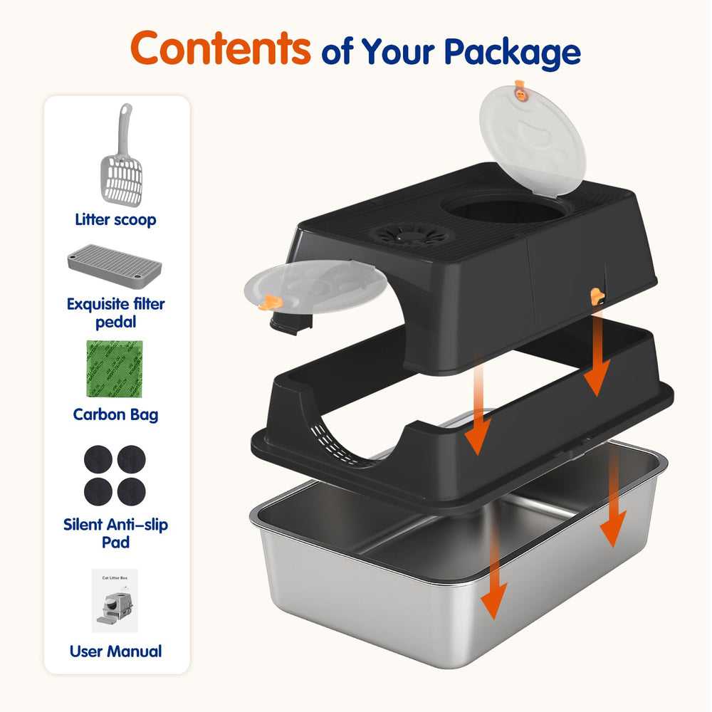 Citylife: bolsa de carbón activado con compartimento superior para control de olores.