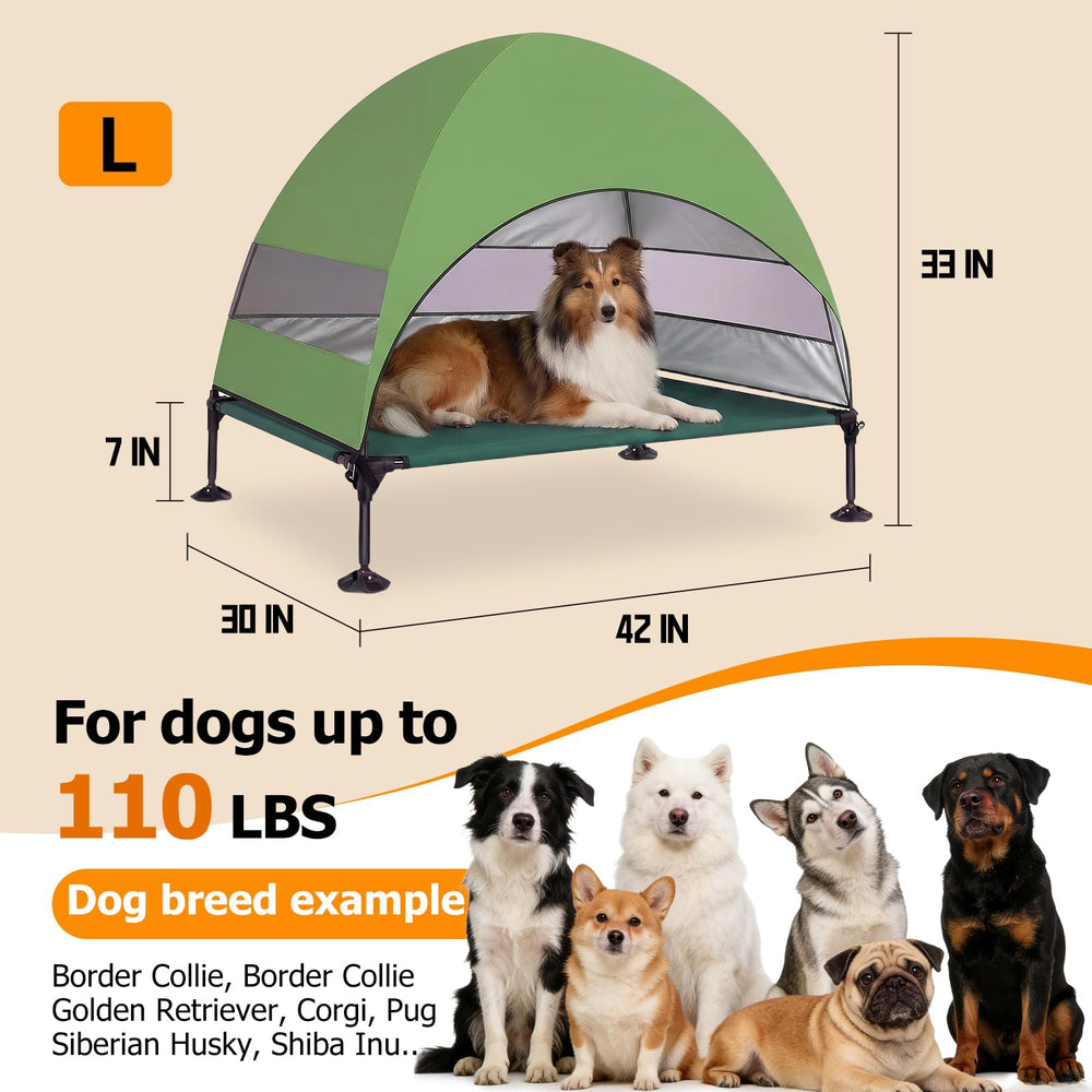CJYMMFAN cama para perro en jardín, diseño resistente