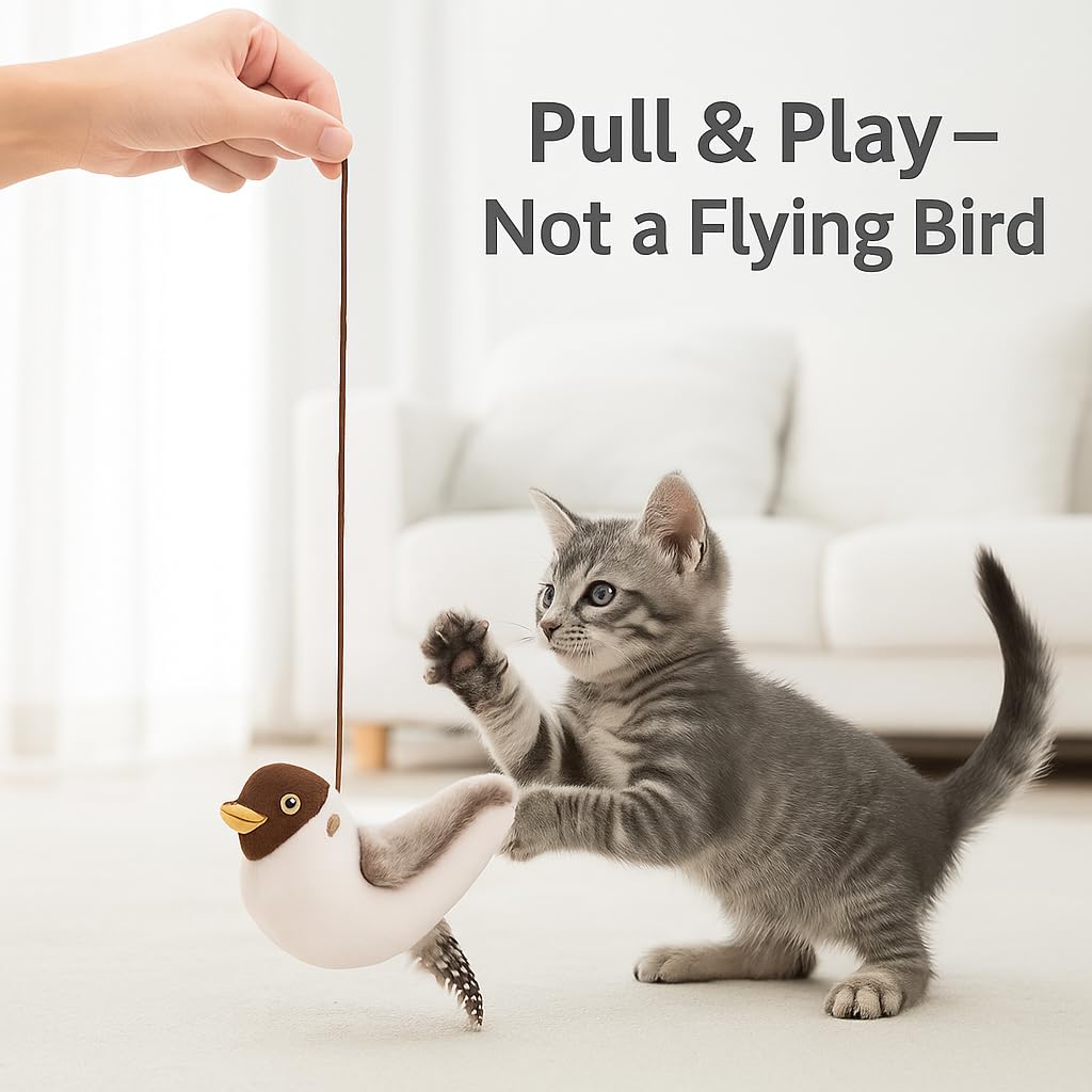 CKFPS Juguete Pajaro Durable y Seguro, resistente para juego activo en casa