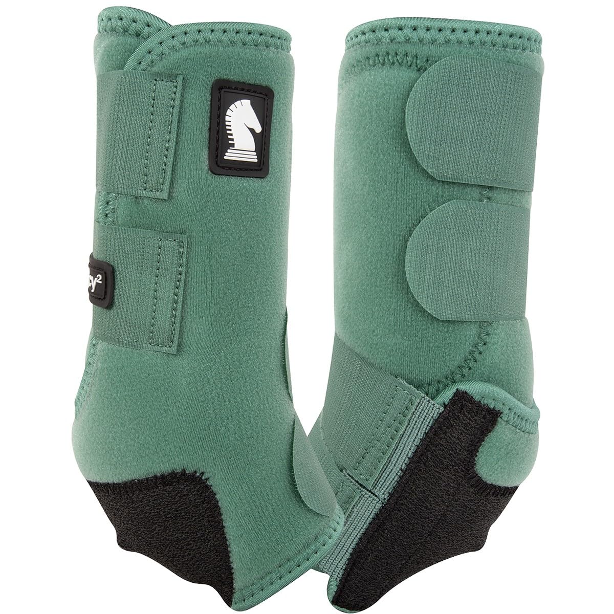 Classic Equine Legacy2 proteccion frontal en Verde bosque grande para entrenamientos intensos