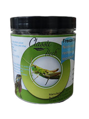 Classic Flock saltamontes liofilizados en bolsa: fuente de proteína para reptiles y aves.