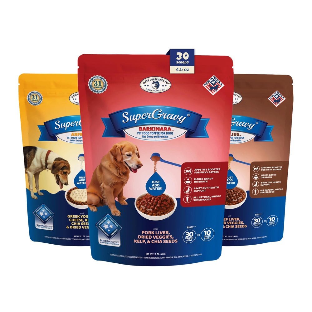 CLEAR CONSCIENCE PET Paw Jus: primer plano de gravy sabroso para mejorar la palatabilidad