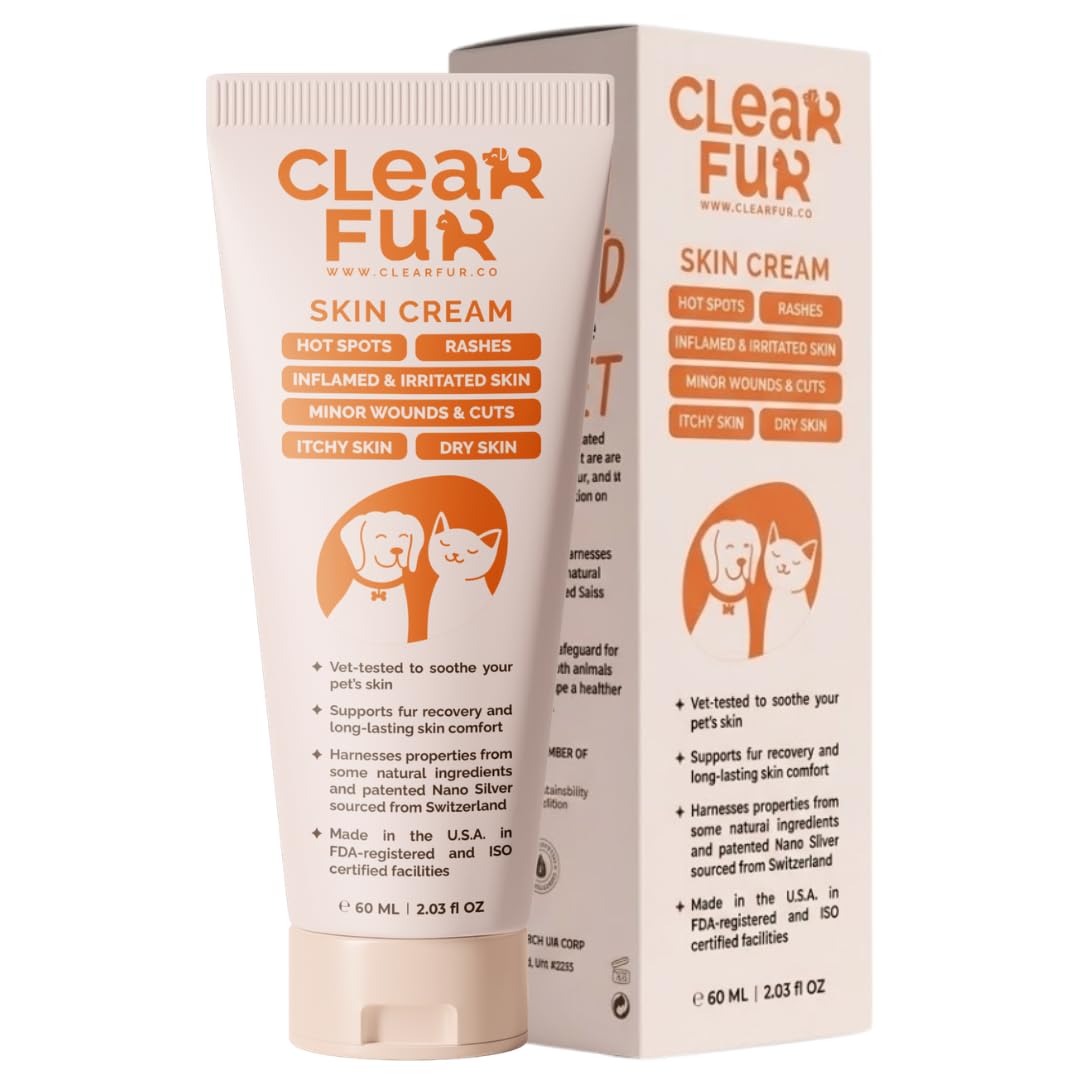 ClearFur crema para patitas con alivio rápido, cuidado de la piel