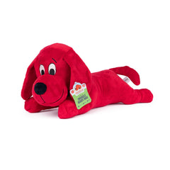 Clifford peluche rojo para perros grandes, juego suave y confort.