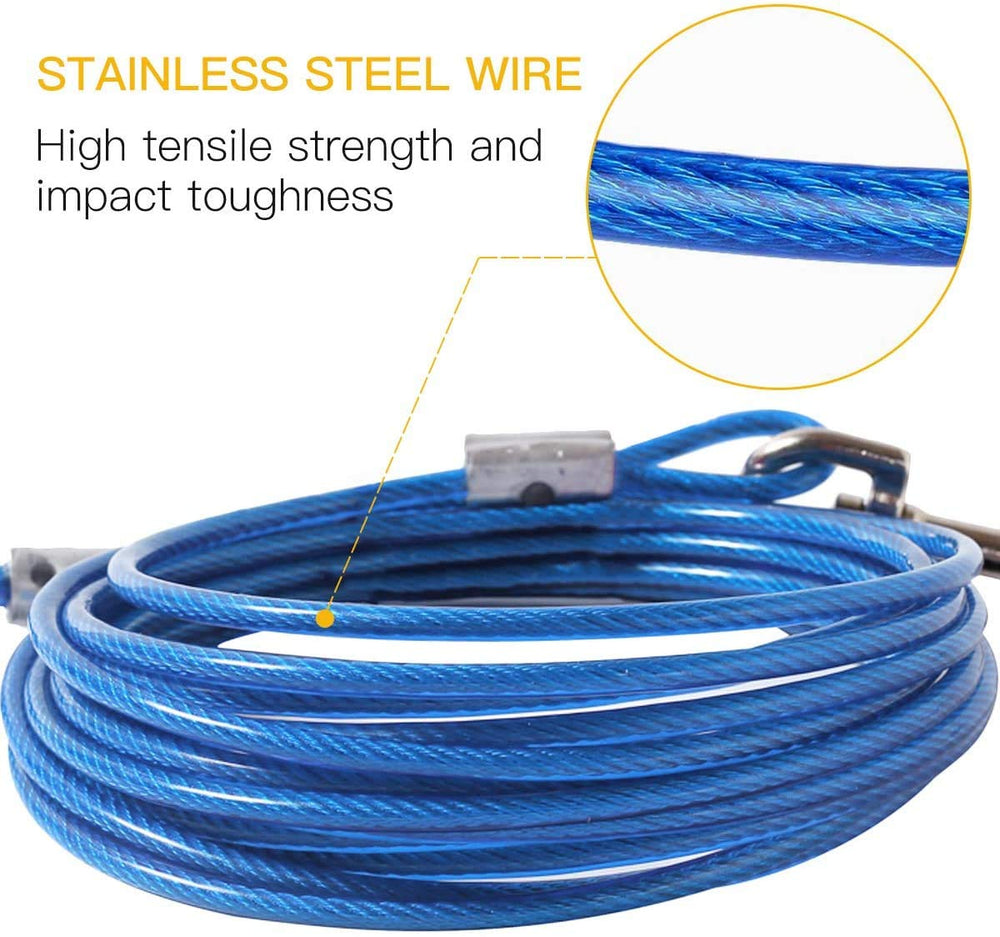 CLKHOWL cable resistente al mordisqueo, duradero para perros activos.