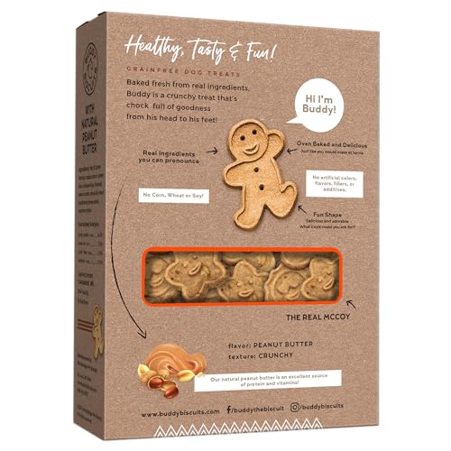 Buddy Biscuits: galletas sin grano para perros, opción ligera.