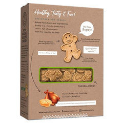 Buddy Biscuits: ingredientes simples con pollo asado para premiar perros.