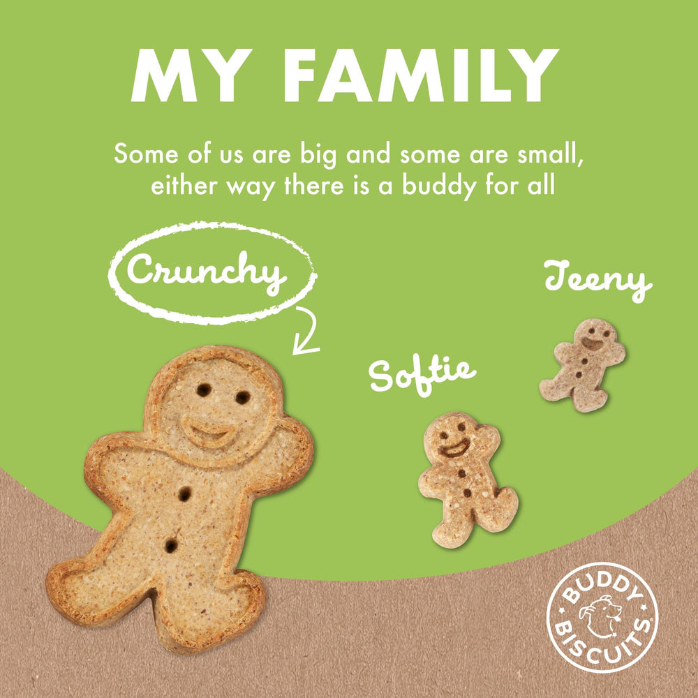 Buddy Biscuits para perros de todas las tallas y edades.