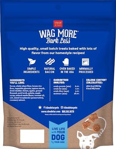 Cloud Star Wag More Bark Less: ingredientes naturales con queso y manzana