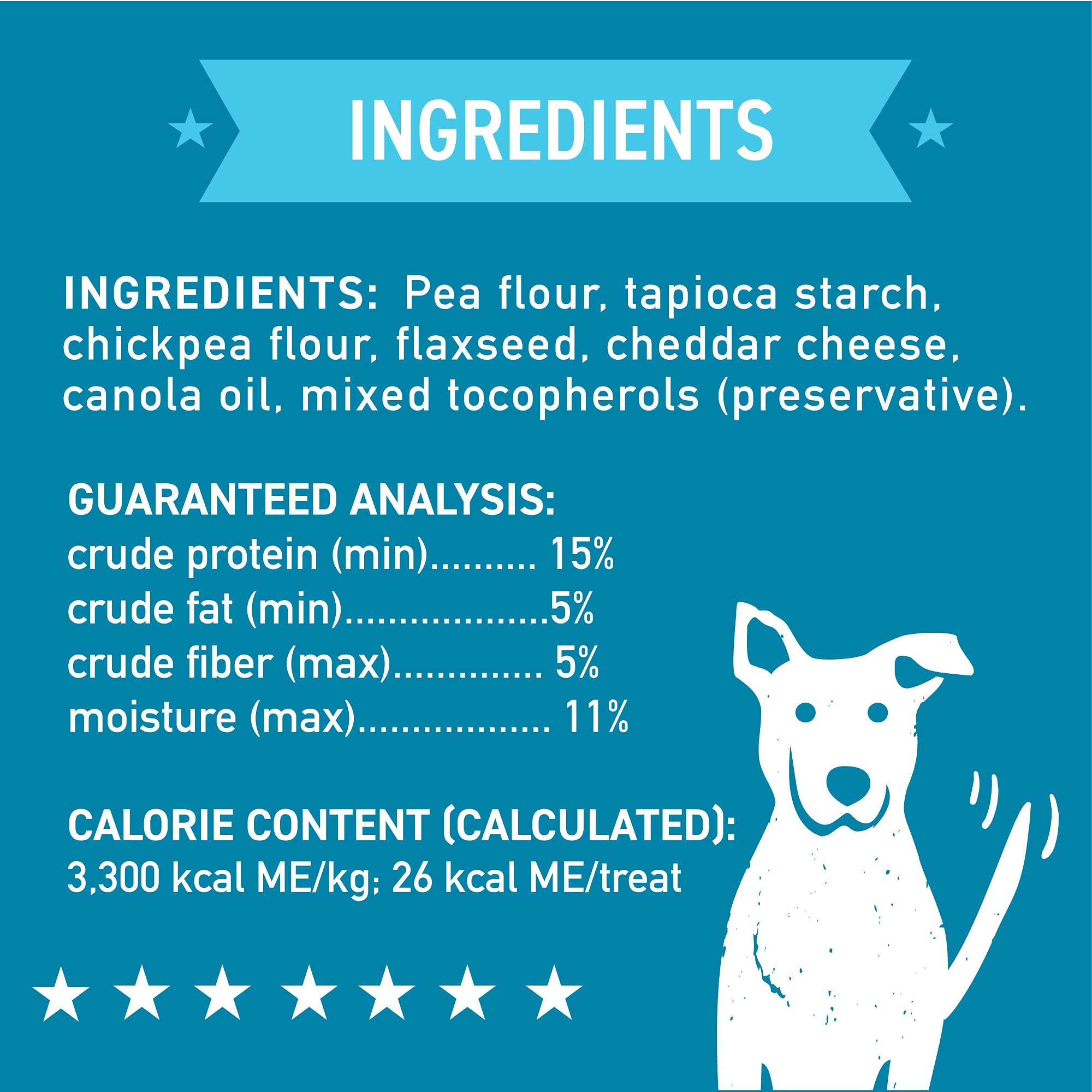 Cloud Star Wag More: galleta cheddar natural con aroma sabroso.