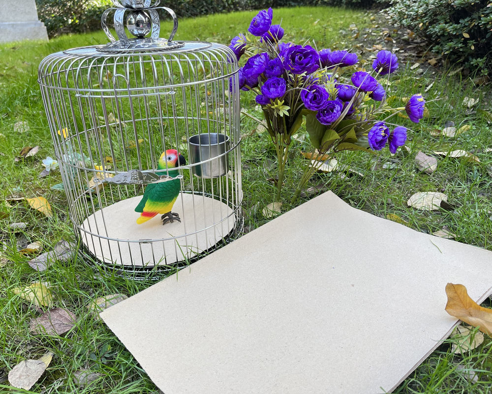 Kit de 8 hojas de Clyairmao, repuesto fácil para jaula de aves