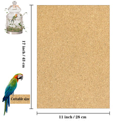 Liner para jaula de aves de Clyairmao, corte personalizado para ajuste perfecto