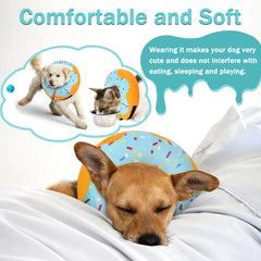 Cneo collar dona inflable con ajuste y hebilla para un ajuste seguro.