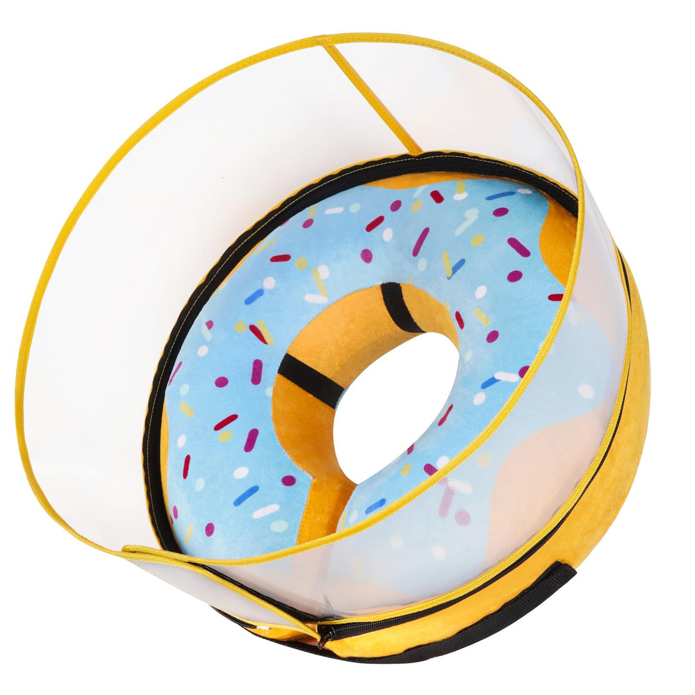 CNEO collar inflable en forma de rosquilla, vista frontal, protección durante la recuperación.