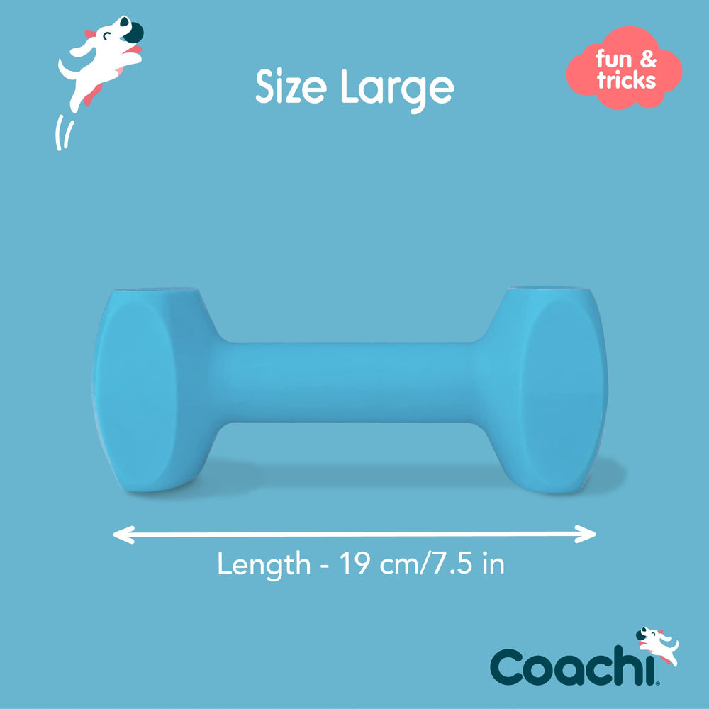 Coachi mancuerna de entrenamiento para perros activos al aire libre.