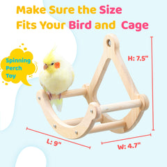 Coalinker oscilacion suave, favorece equilibrio y ejercicio en aves