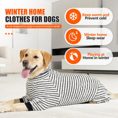 COCHPR pijama canino con ajuste elástico, cuello y vientre para mayor comodidad