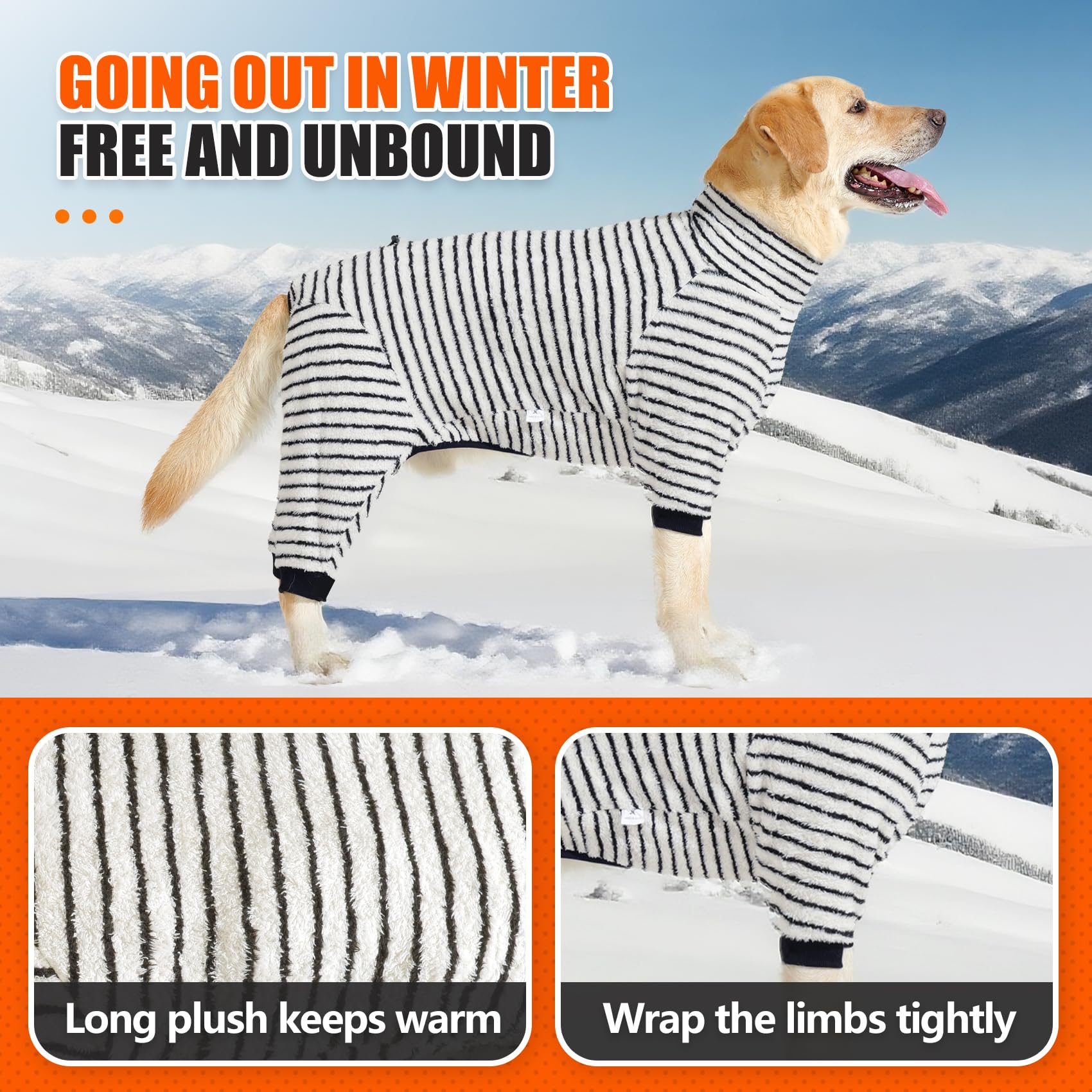 COCHPR pijama para perros que cubre más pelo y reduce pelusa en muebles