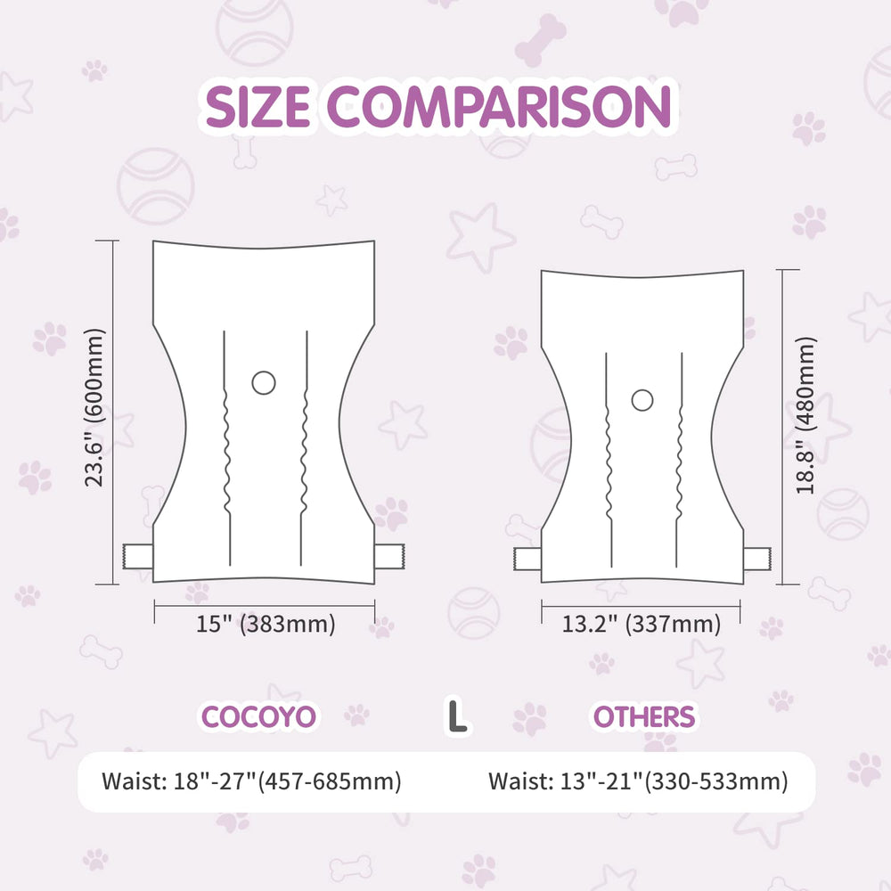 COCOYO panales para perros hembra con absorción superior para salidas.