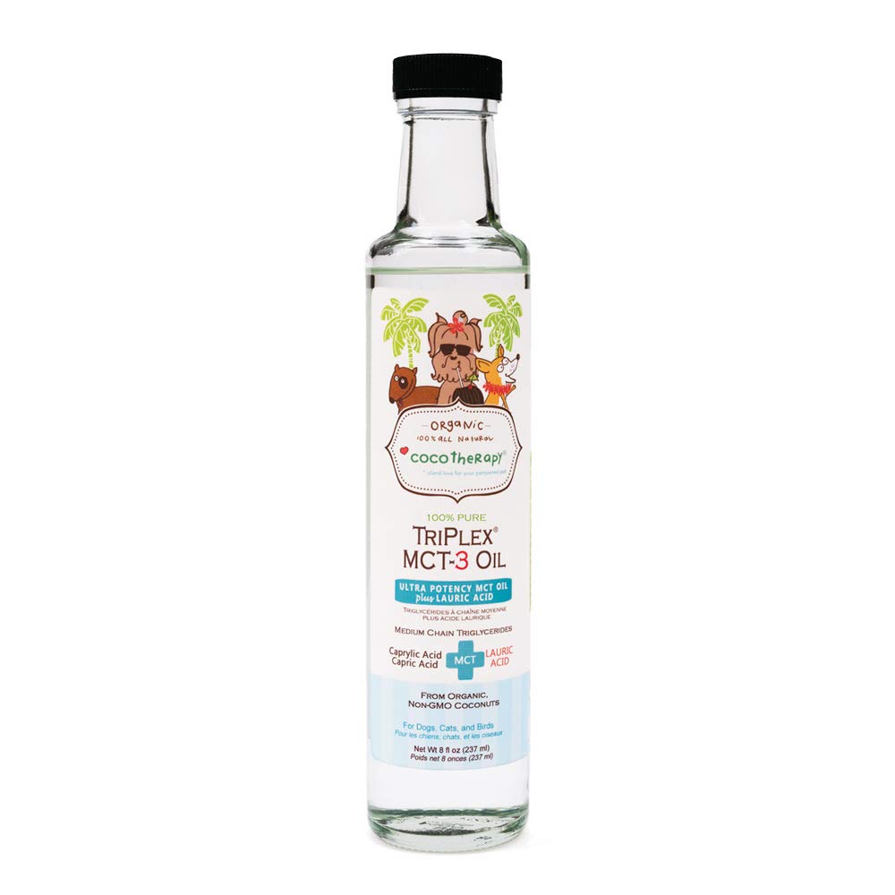 Cocotherapy Triplex MCT-3 envase 8 onzas, aceite ligero para energía diaria