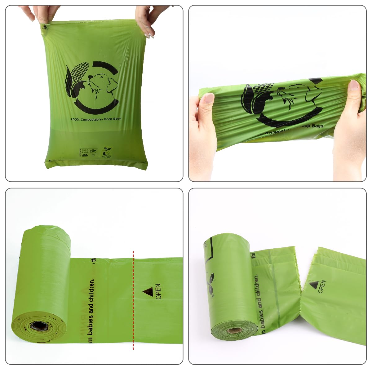 Bolsas Codirom con certificación de compostaje doméstico para mayor tranquilidad ambiental.