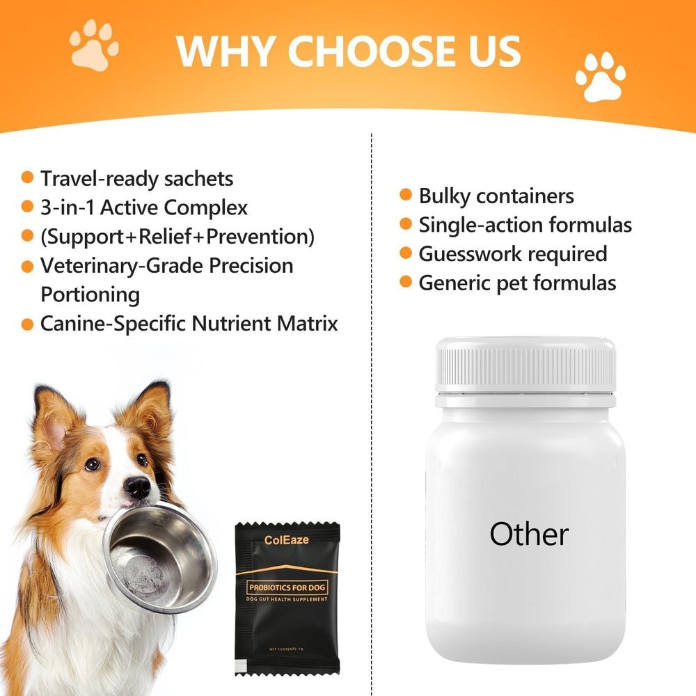 ColEaze Probióticos para Perros apto para todas las edades y razas